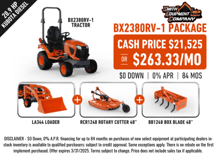 BX2380RV-1 Tractor Package